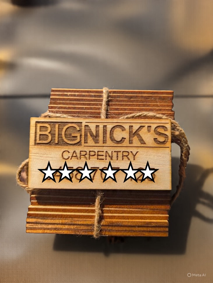 2mm Timber Business Cards