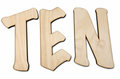 Large Timber Letters (ea) - 30cmx50cm, 12mm